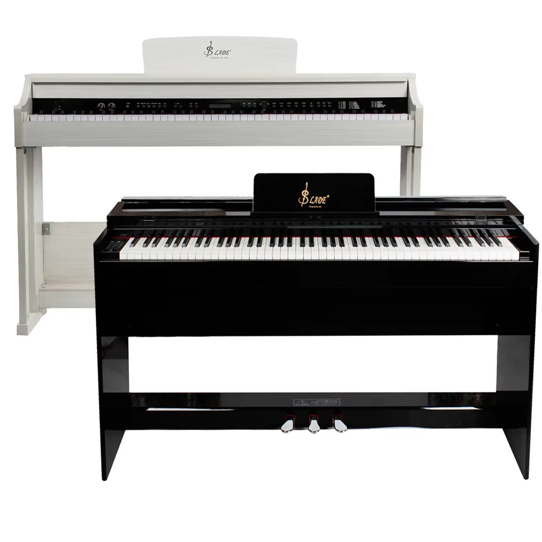 Export digital electronic piano, 88-key heavy hammer upright electronic piano, children, adults, beginners, home keyboard instrument pic 2