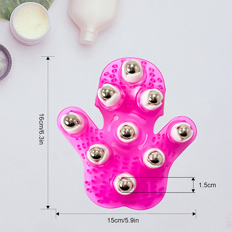Nine-bead massage gloves, Zhenfeng Nine-bead massage brush, joint massage, direct sales of massage and body shaping ball massager pic 2