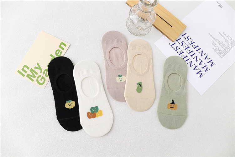 船袜女夏季薄款清新水果隐形防滑棉袜子女短袜浅口可爱日系ins潮详情21