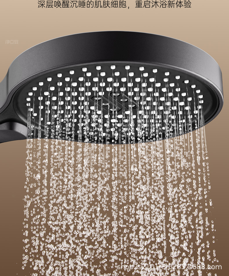 增压花洒喷头超强加压浴室浴霸淋浴头喷头淋雨喷淋花酒莲蓬头套装详情12