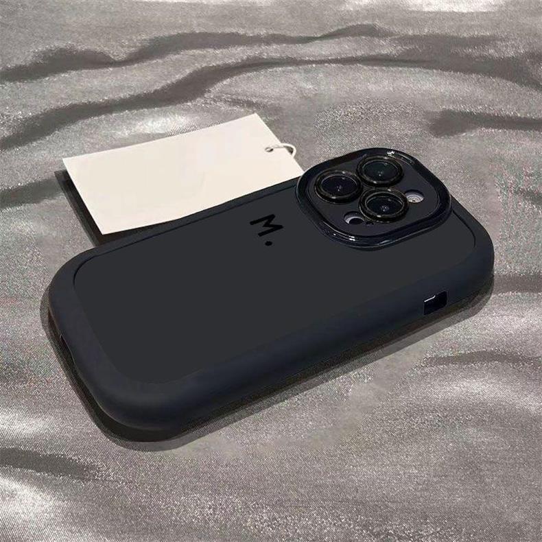 简约文字M.适用苹果16手机壳iphone15promax全包硅胶13高级14软壳详情3