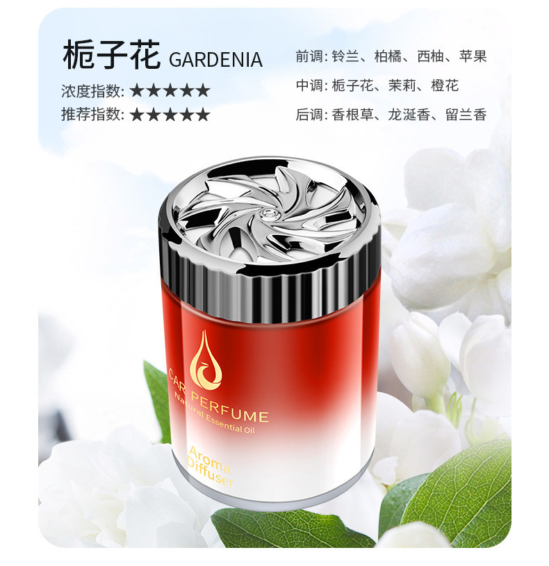 车载香薰汽车用品香水摆件车内固体香膏持久淡香车上空气清新香氛详情17