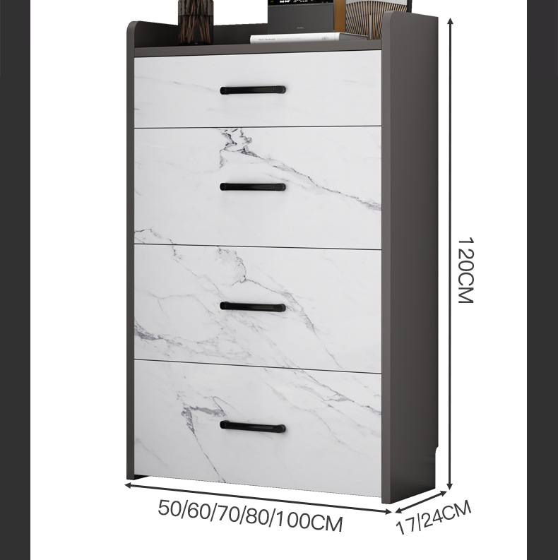 翻斗鞋柜家用门口轻奢超薄玄关柜2025爆款入户大容量收纳小窄鞋架详情32