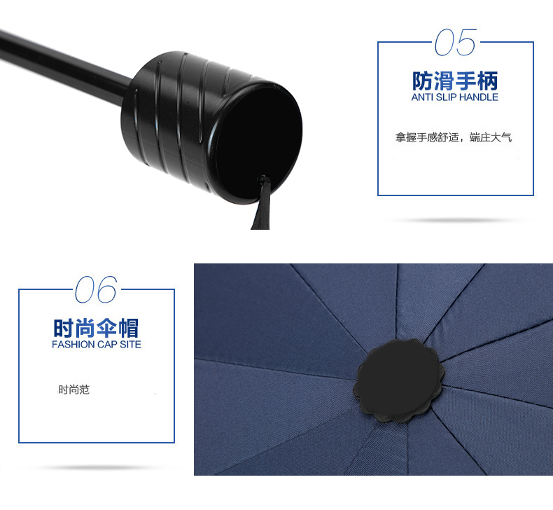大号超大雨伞男女三人晴雨两用折叠学生双人黑胶防晒遮阳伞雷之新详情11