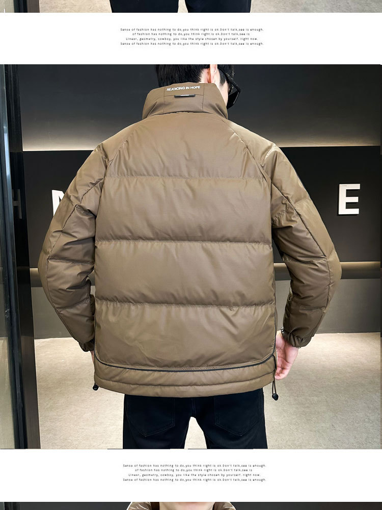 男士羽绒服冬季2024新款潮牌帅气男装拼色立领高端加厚秋冬装外套详情15
