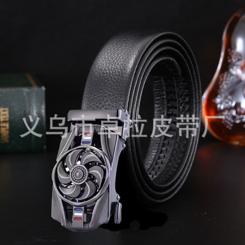 自动扣男士皮带商务休闲腰带抖音快手直播现货厂家直销详情16