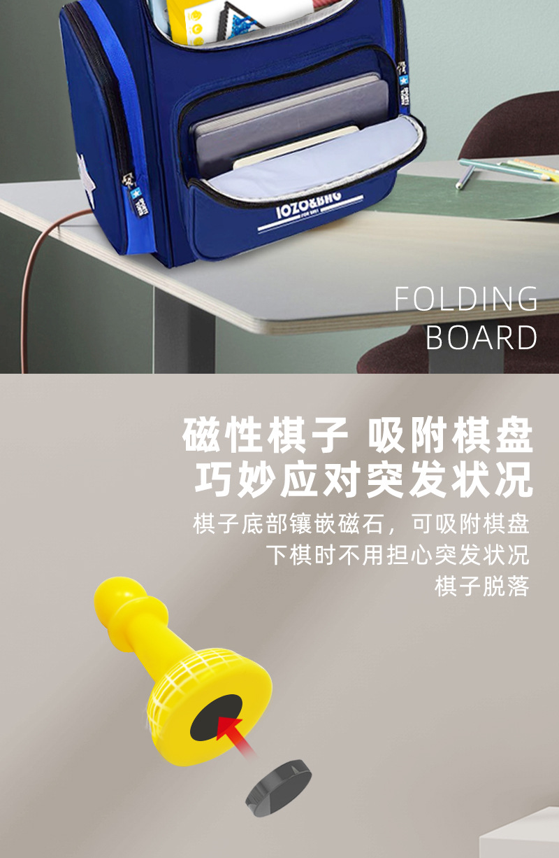 折叠磁性鲁多飞行棋盘便携式儿童桌面游戏棋亲子互动棋类益智玩具详情4