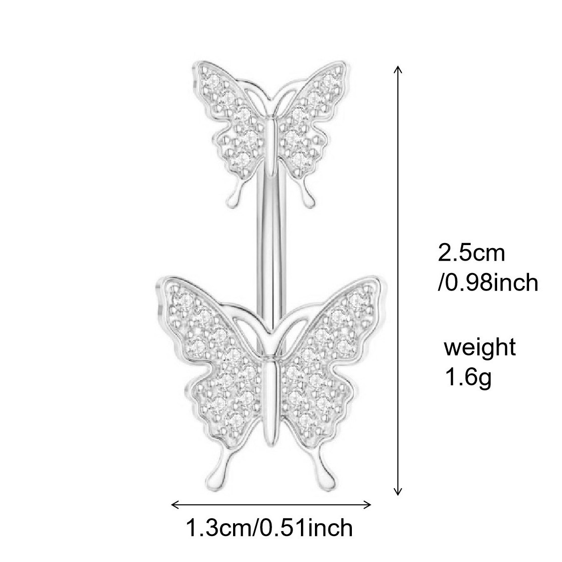 人体穿刺饰品肚脐钉跨境热卖肚脐环欧美经典肚脐扣批发厂家脐钉详情1