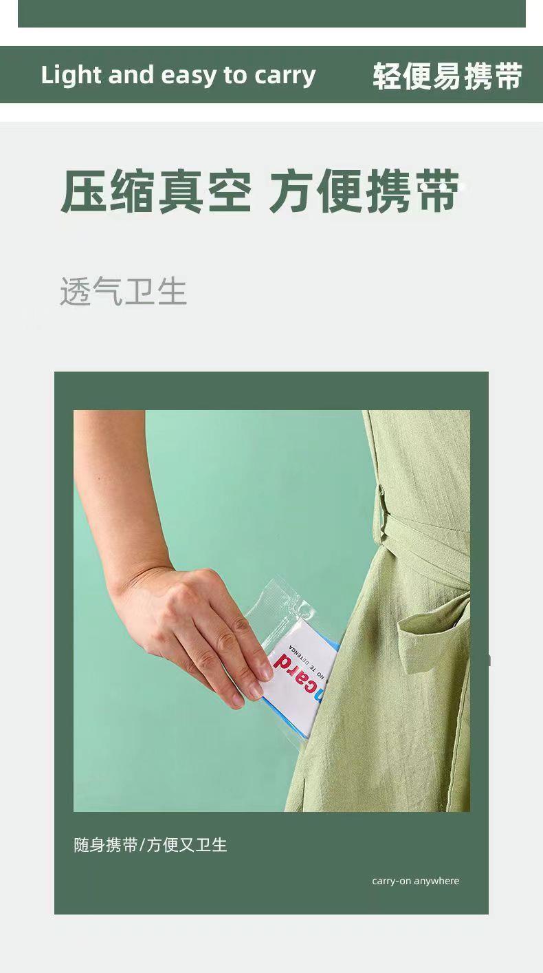 压缩便携卡片式雨衣成人男女长款rain coat全身防英文一次性雨衣详情4