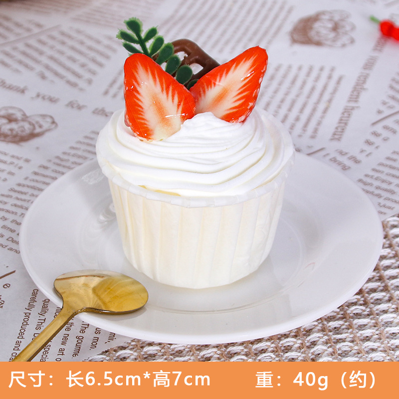 居家仿真假软香纸杯蛋糕冰激凌模型摆设道具食物拍照装饰婚庆道具详情4