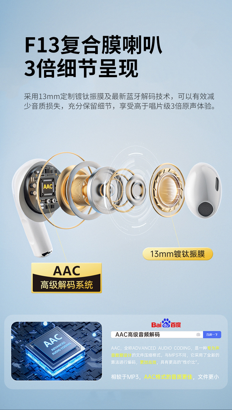 A7 pro4 6TWS蓝牙耳机长续航高品质跨境外贸爆款入耳四代无线耳机详情11