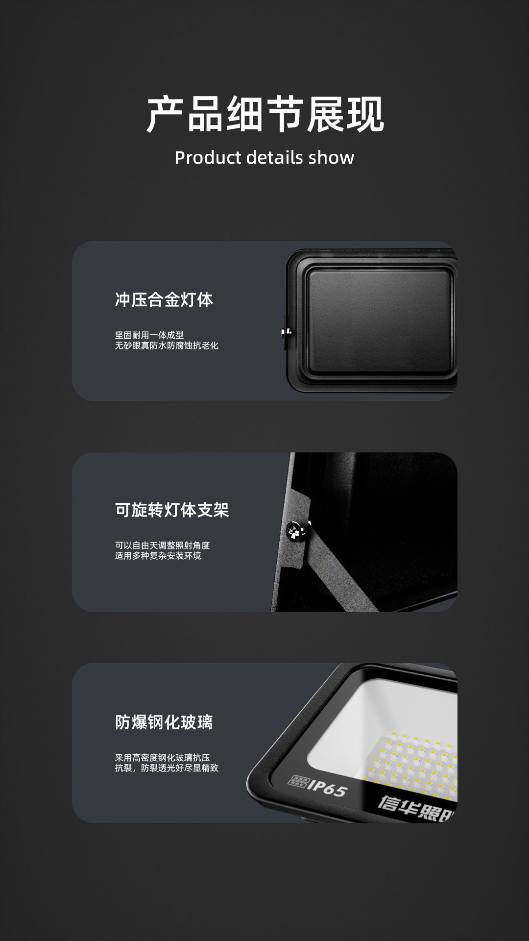 Square slim outdoor spot light lighting waterproof wall mounted flood light taller almacén fábrica led flood light pic 9