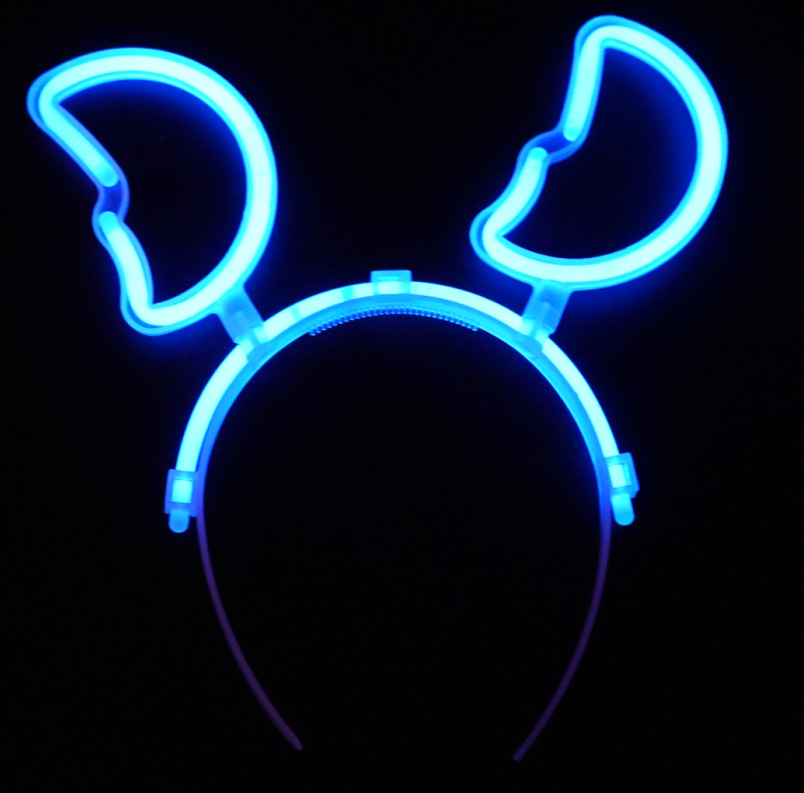 荧光棒造型棒夜光头箍圣诞节万圣节酒吧狂欢道具星星爱心厂家直销详情2