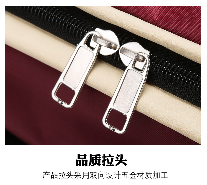 新款简约通勤手提旅行包牛津布加厚耐用运动健身包出差行李收纳袋详情13