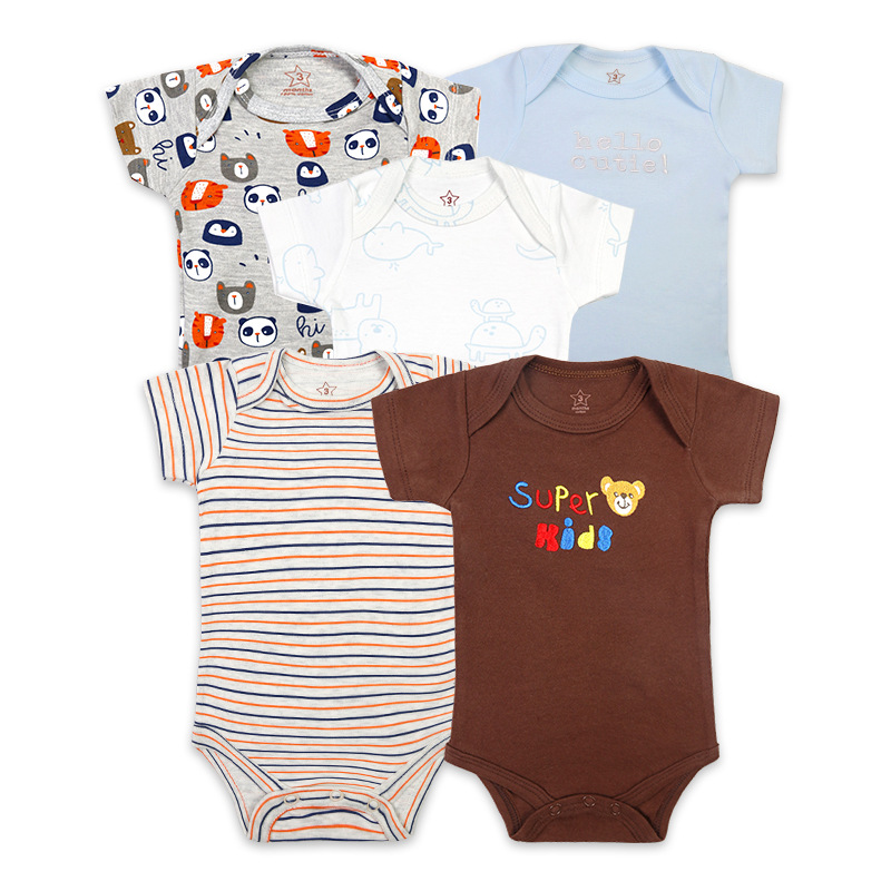 In 2025, we offer cross-border wholesale of baby clothes for 0-1 years old in Europe and America, including spring and summer wrap-around clothes and one-piece hatchclothes for infants pic 2