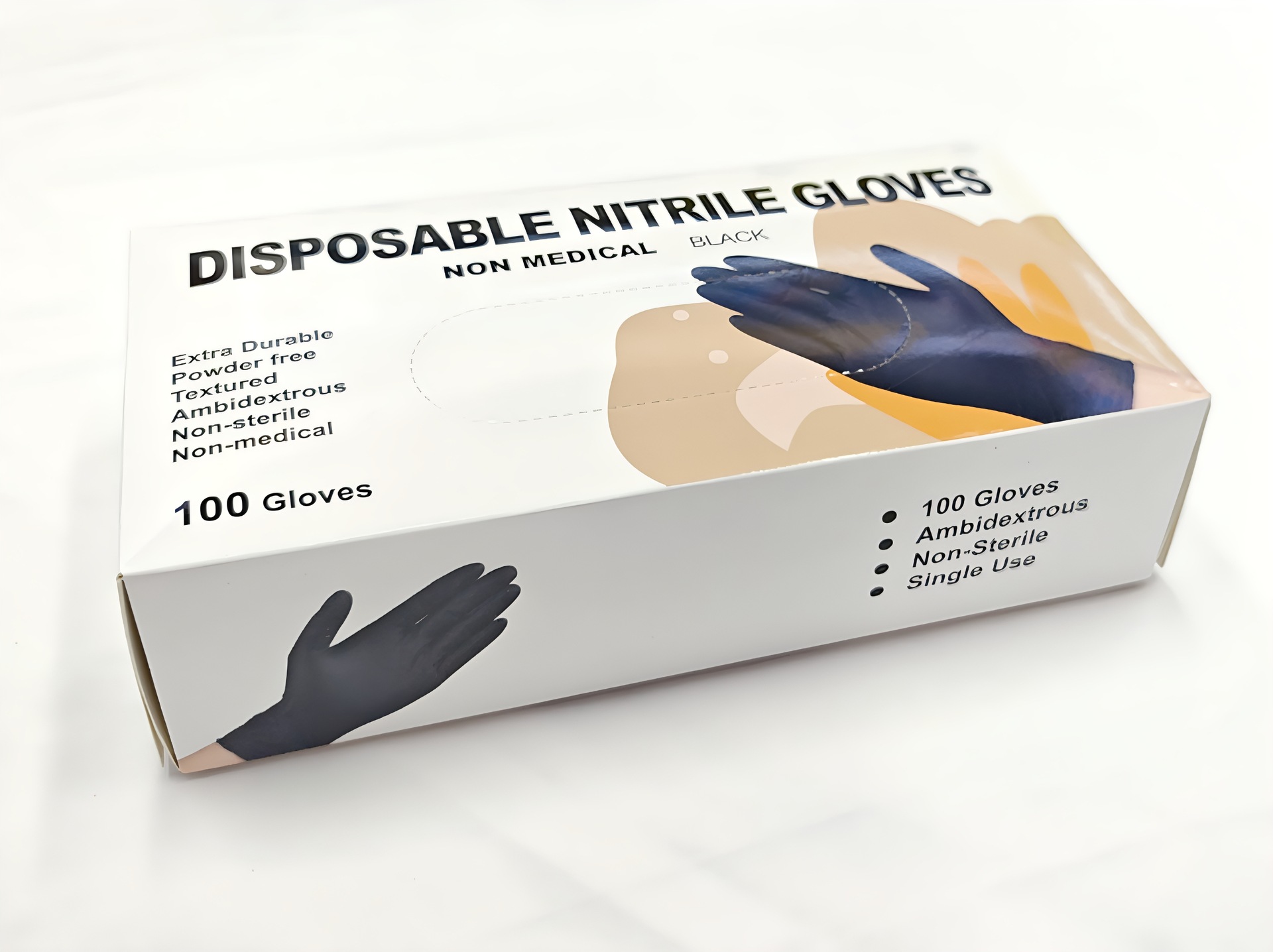 Nitrile gloves加厚防油防水清洁丁晴一次性家用日用高弹丁腈手套详情10