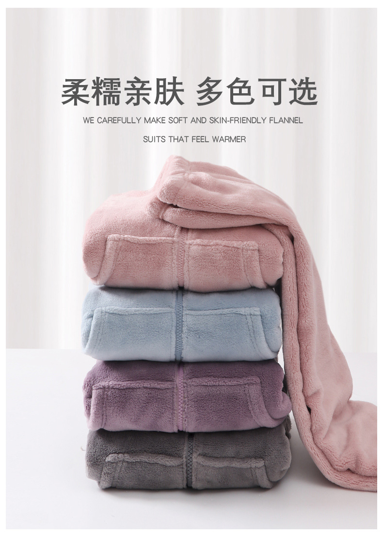 儿童法兰绒睡衣套装亲子款加绒睡衣秋冬暖暖家居服新款加厚珊瑚绒详情5