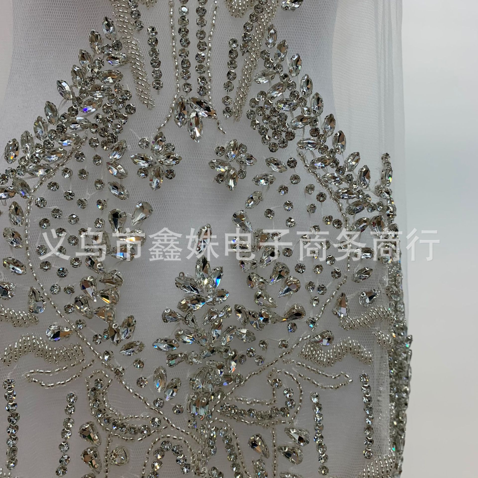 Sexy deep V-neck shining 2023 autumn new style banquet elegant heavy industry wedding dress accessories pic 4