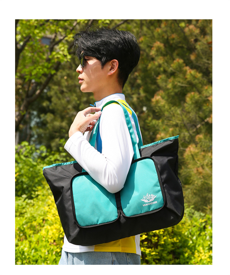 Yitu Warner Heim storage Bag, large-capacity hand-held outdoor picnic bag, cross-border single-shoulder travel bag, fitness bag, luggage bag pic 17