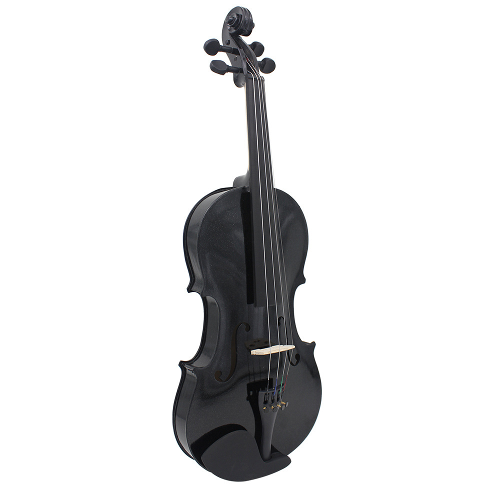 Factory direct sales of colored violins, wooden violins, beginners, adults and children practice solid wood violins (violin) pic 11