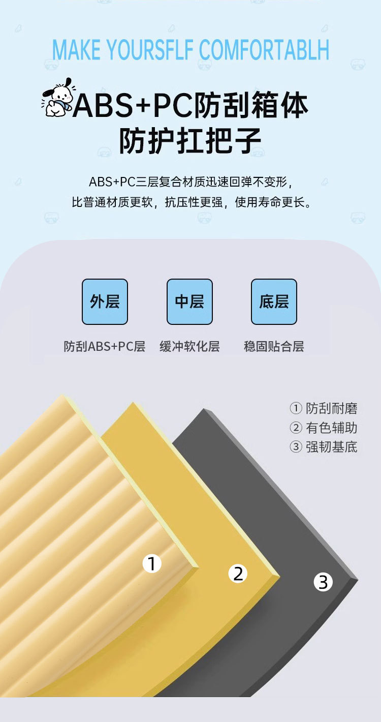 行李箱多功能24寸女ins学生高颜值拉杆箱小清新耐用旅行密码箱男详情5