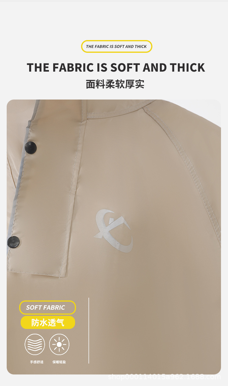 雨衣电动车雨衣全身一体式摩托车雨衣加厚防暴雨衣骑行电动车雨披详情13