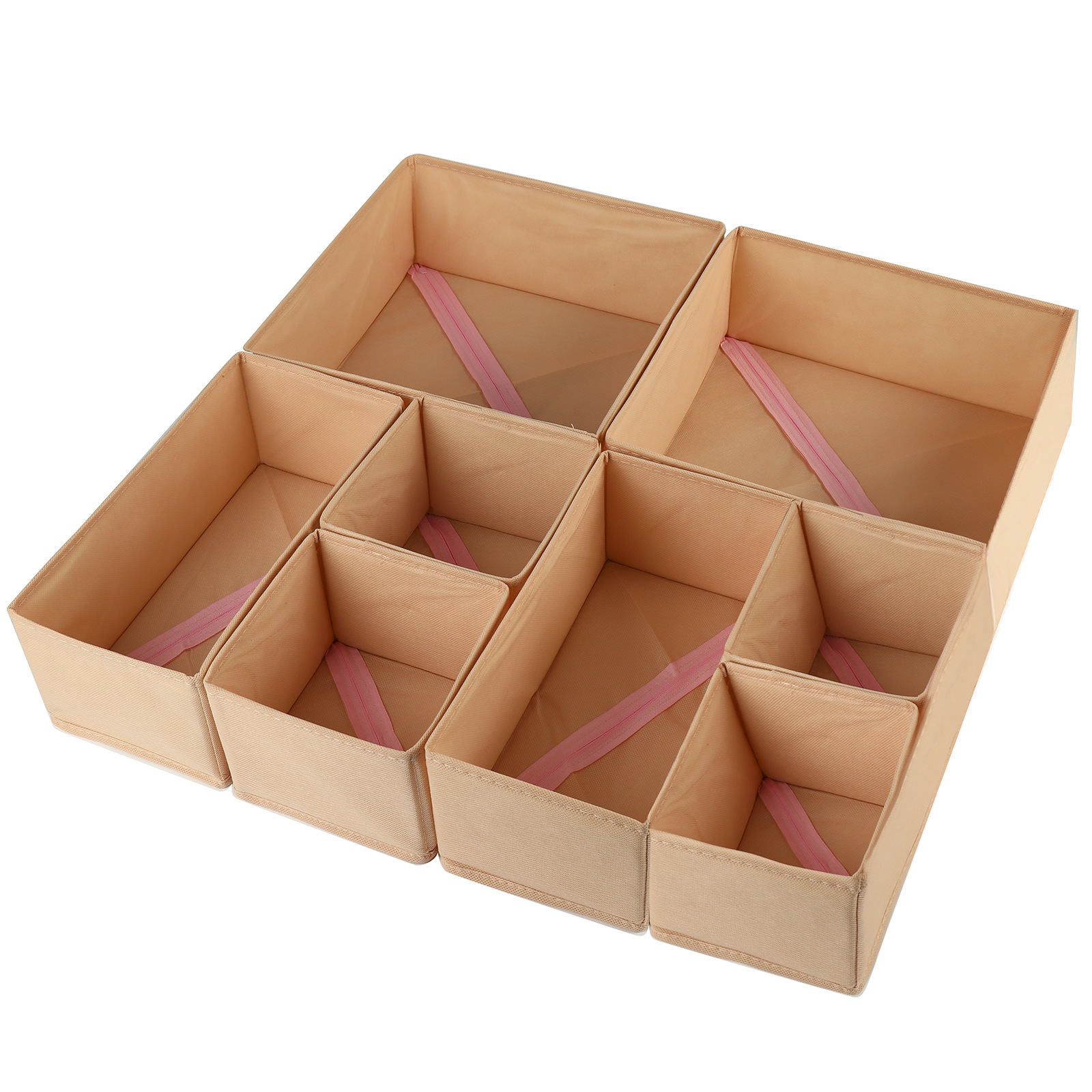 Household daily washable non-woven fabric underwear storage box, foldable storage box, wardrobe drawer storage box pic 17