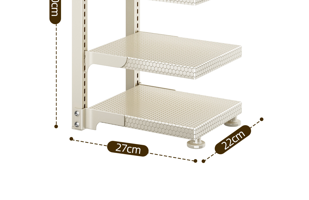 厨房锅具收纳架多功能柜内分层下水槽落地置物架台面多层放锅架子详情11