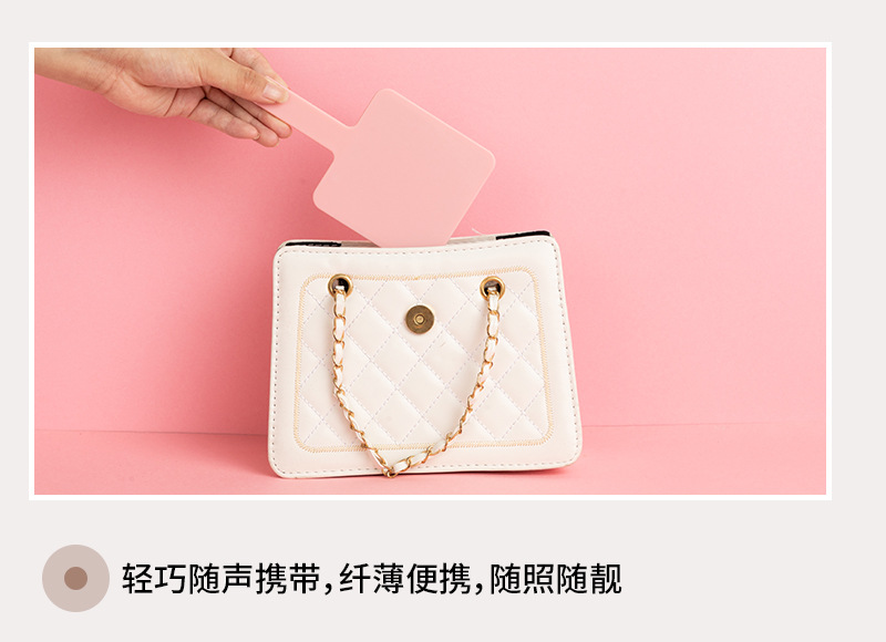新款美妆福利礼品定制方形手持化妆镜随身便携女生桌面化妆小镜子详情10