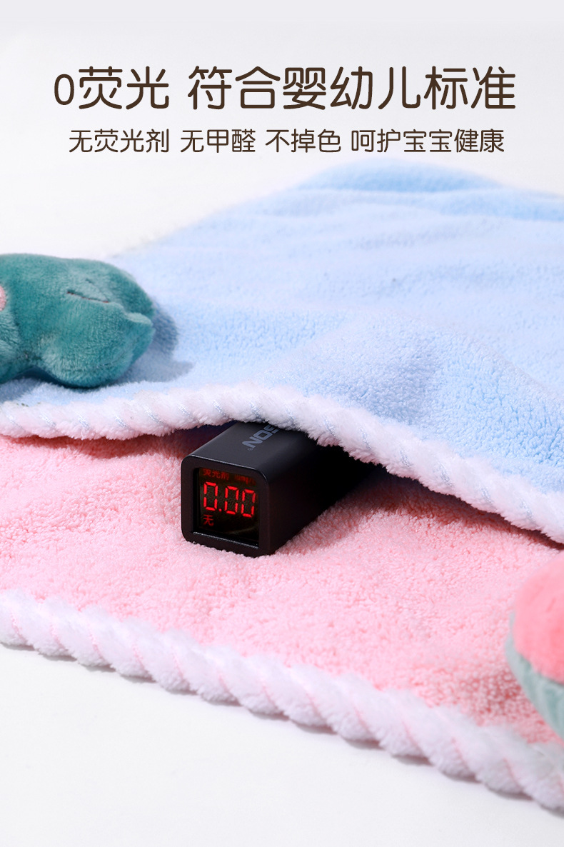 小毛巾加厚小方巾婴幼儿吸水家务清洁柔软手帕可挂式擦手巾可爱详情13