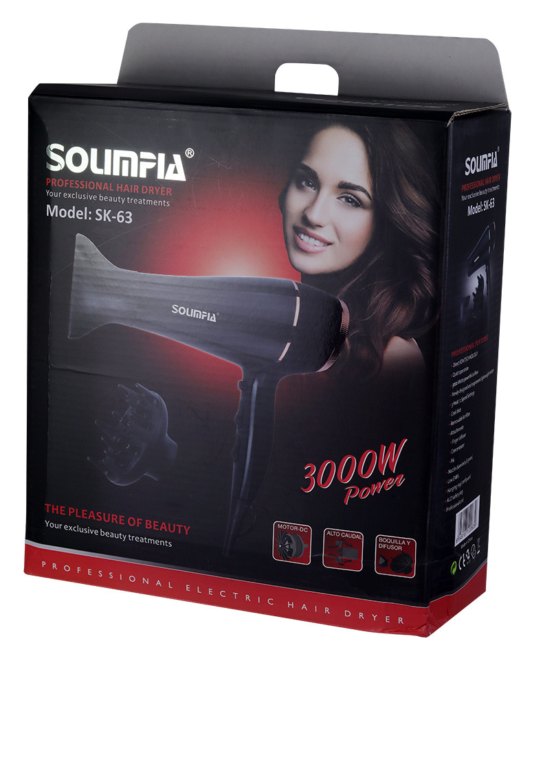 SOLIMPIA hair dryers, high wind power, hair salon dormitories, household hair dryers, high-power quick-drying, cold and hot air wholesale pic 18