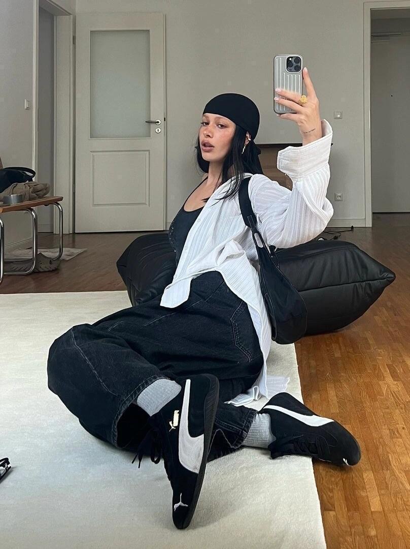 纯原openyy联名朴彩英同款PM赛车鞋低帮百搭情侣男女运动休闲鞋详情35