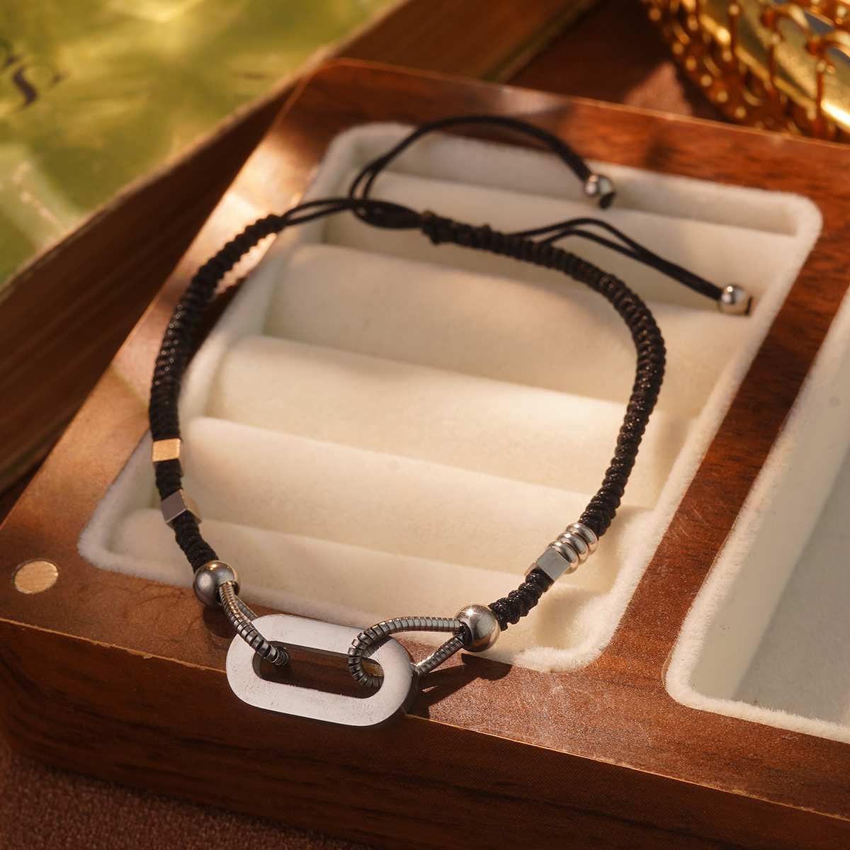 Ethnic style, unique tassel and beaded bracelet, elegant and niche design, retro hand-woven, wealth-attracting artistic jewelry pic 32