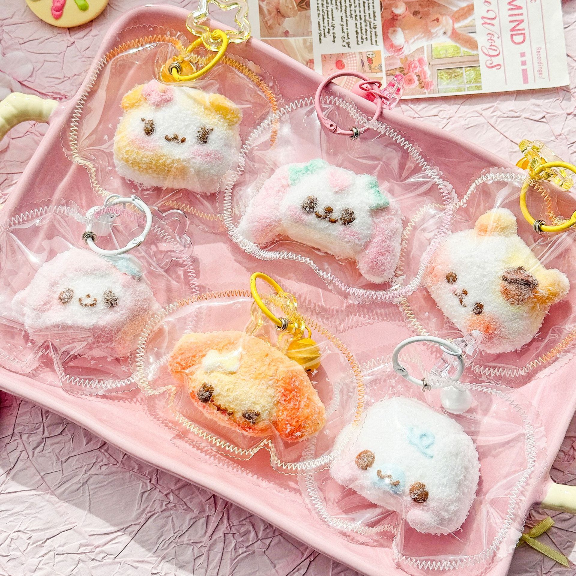 创意动物头食品级硅胶捏捏乐解压玩具网红爆款毛绒公仔挂件放松神器详情11