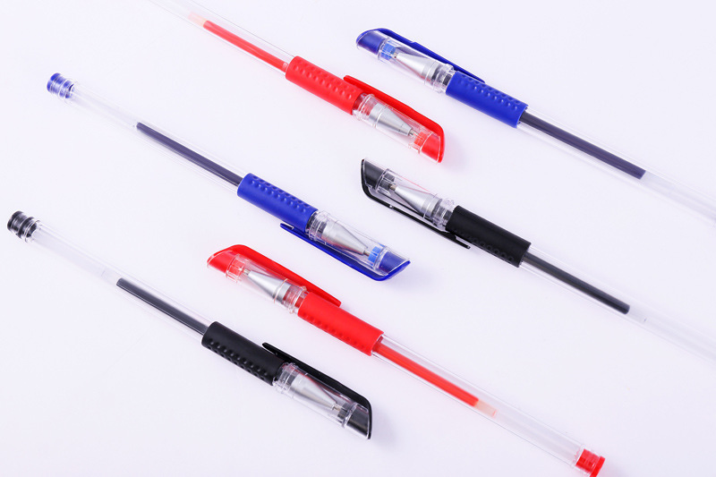 文具欧标中性笔办公黑色签字笔0.5mm子弹头学习用品批发学生水笔详情8