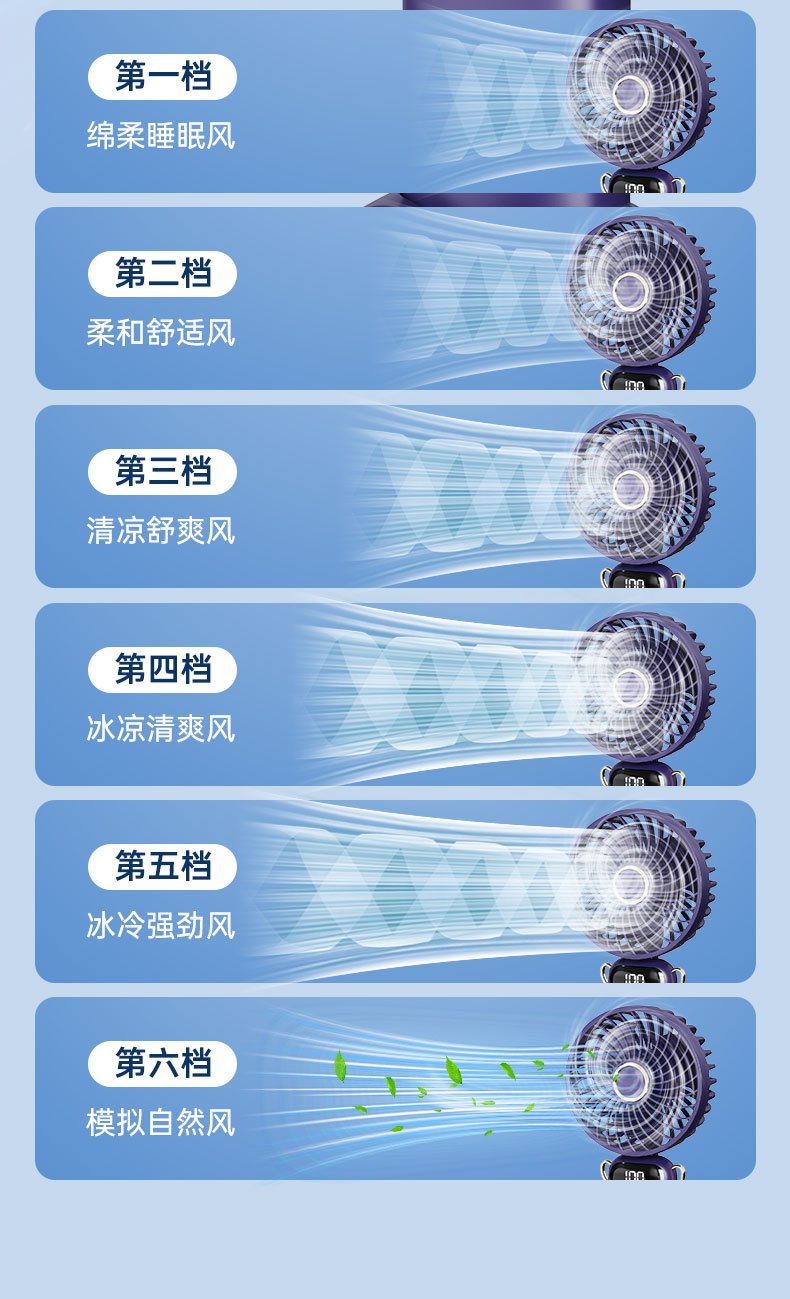 充电款长续航手持小风扇 可爱静音便携折叠伴手礼超长续航小风扇详情9