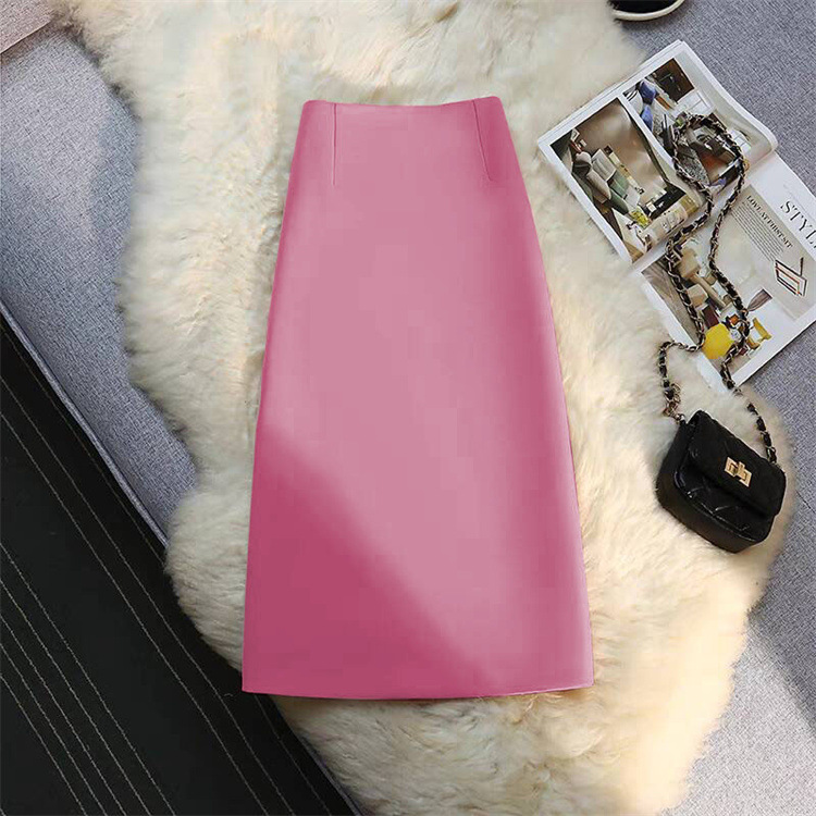 西装半身裙女中长款直筒裙垂坠感夏季2025小个子通勤风开叉包臀裙详情30