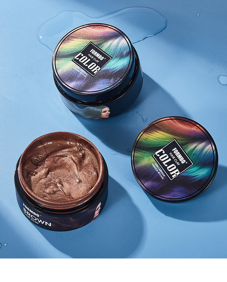 跨境专供FORMBO 6色美发发泥男女持久易上色持久长效发色发泥批发详情20