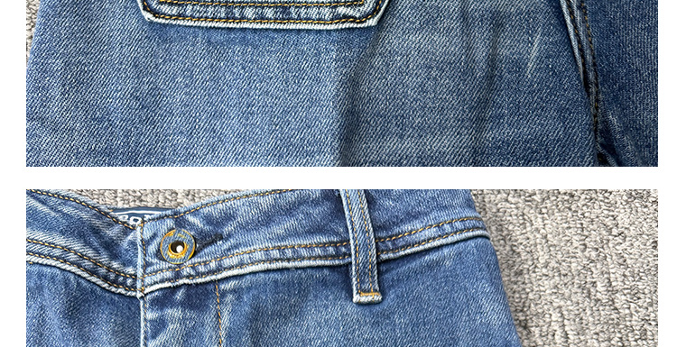 PL blue jeans for men and women, high-waisted loose, casual, versatile, wide-leg trousers with patch pockets, European and American style 2026 new style pic 11