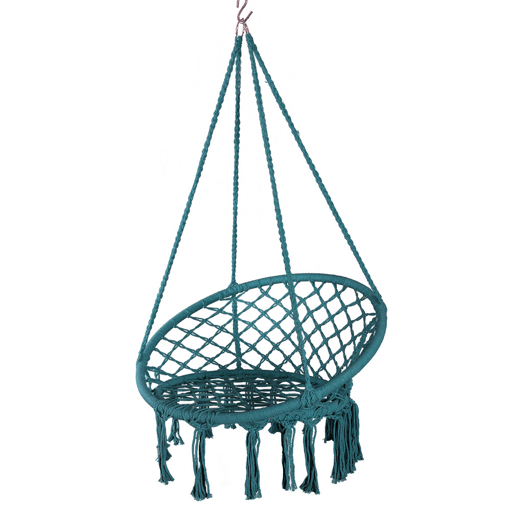 Wholesale of Sanjia hand-woven courtyard swing cradle, leisure indoor hanging basket chair, European-style outdoor camping hammock pic 5