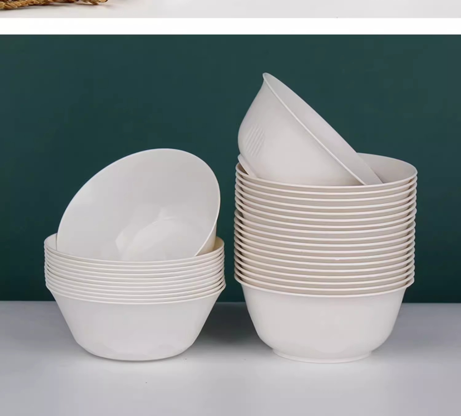 稻壳餐具一次性碗高档方便加厚餐饮碗筷盘杯子家用组合套餐可降解详情7