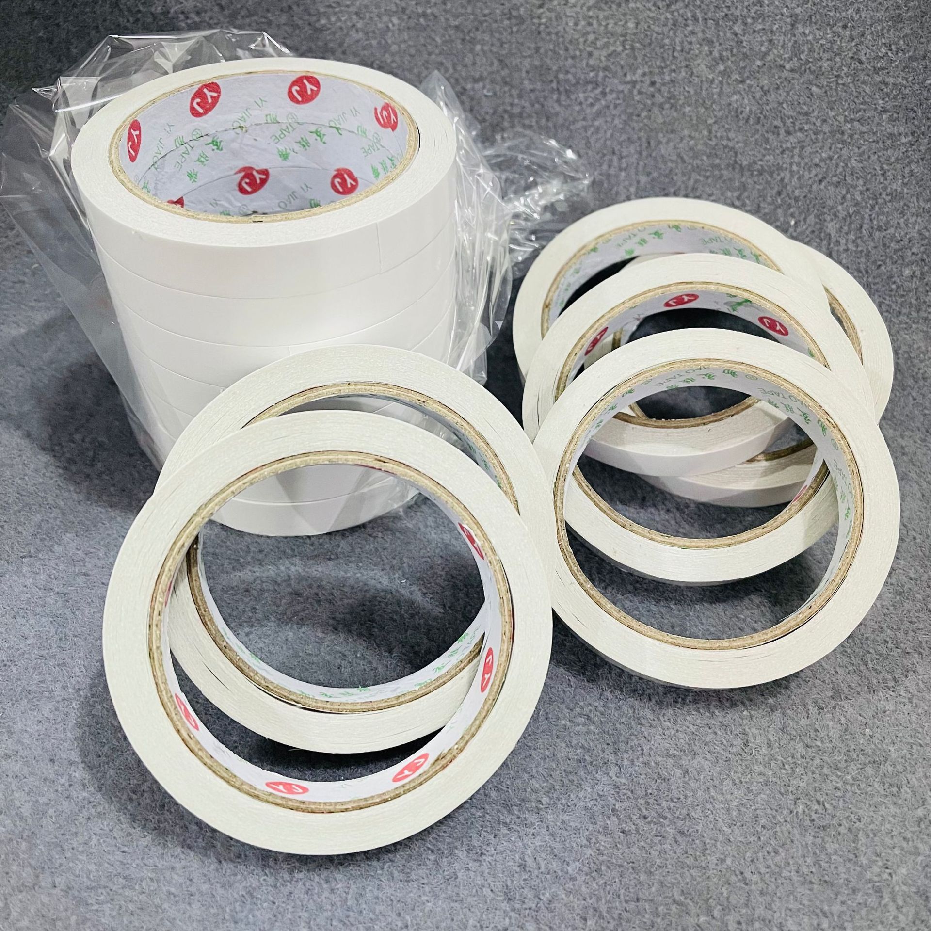 【 Zone 1-2 】1.5 Double-sided tape 13/ tray 104/ box 2 yuan Double-sided tape Paper tape Traceless tape Double-sided tape Office paper Tape Graphic Design Office Student tape 2 yuan pic 5
