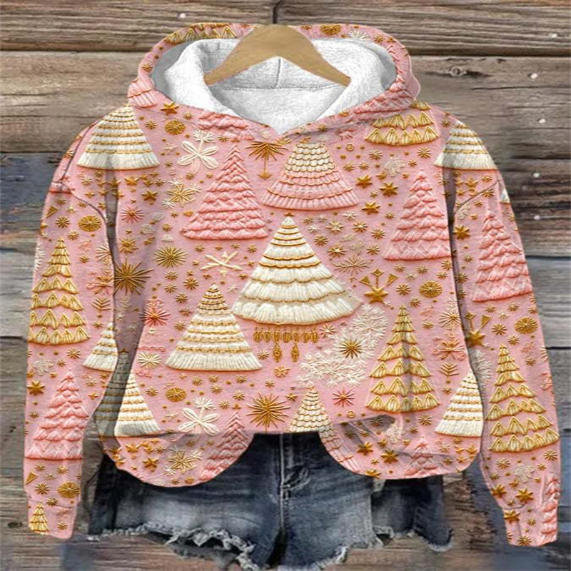 2025秋冬季女士跨境3D卫衣热门数码印花连帽衫带帽卫衣热卖款外套详情11