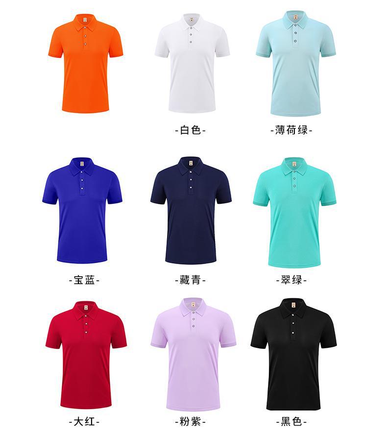 跨境保罗同款polo衫t恤定制商务短袖上衣 广告衫工作服印loog刺绣详情3