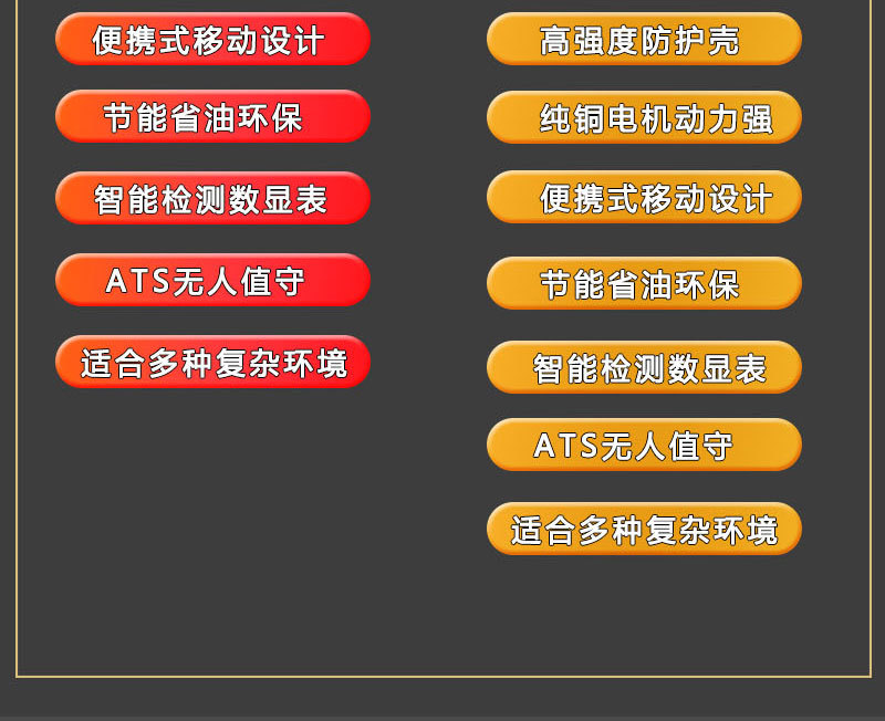 静音发电机组5kw小型家用ats单缸6 4KW千瓦移动三相380交流详情11