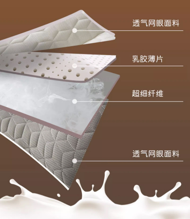 Factory direct sales of anti-bow latex drawstring neck pillows, rectangular household pillows, sleep pure cotton pillow cores, pair of pillow cores pic 10