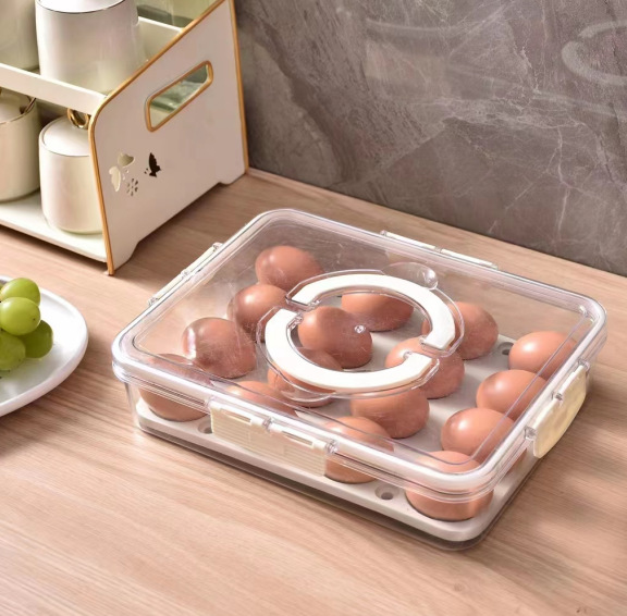 PET thickened fresh-keeping storage box, sealed refrigerator fruit and vegetable storage packaging box, frozen draining with lid pic 4