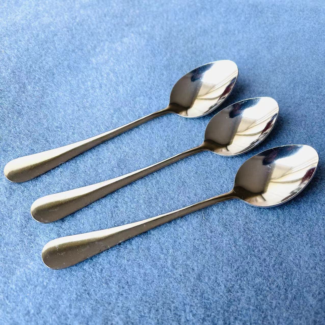 【 Zone 1-10 】601 Pointed Spoon 20/ bundle 1500/ box 601 Pointed Spoon Soup spoon Coffee Mixer spoon Rice Spoon Spoon Spoon Student spoon Household 1 yuan wholesale supply pic 7