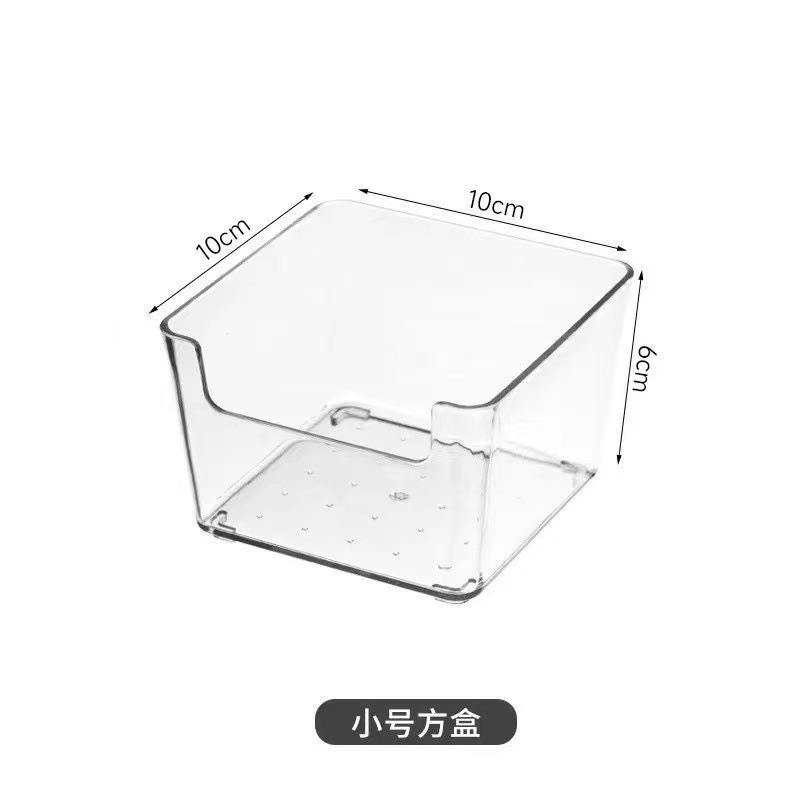 Wholesale of transparent eyelash box dedicated storage box tools, desktop organization stand, and portable display box for eyelash extension pic 3
