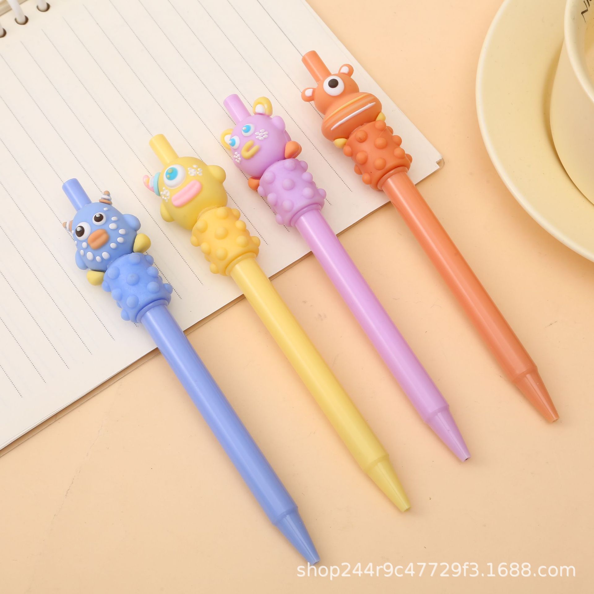Little Monster activity pencil Massage Pressure Relief roller automatic pen High appearance level writing not easy to break student stationery pic 2